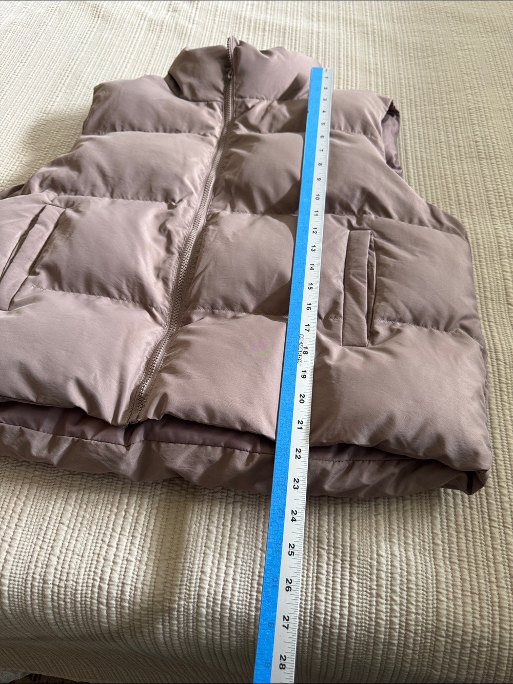 Bluivy Neutral Taupe Quilted Puffer Vest - Picture 7 of 14